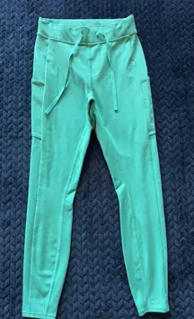 Alo Women’s Teal Yoga Accolade Sweatpant Relaxed Fit‎ Jogger Athletic Sz XSmall