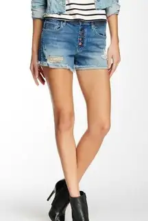 Genetic Denim Lara Nirvana High Rise Cut Off Short