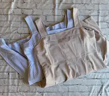 Yacht Club Isaac Mizrahi Live QVC Lot of 2 Dresses Seersucker Midi XLPetite $220