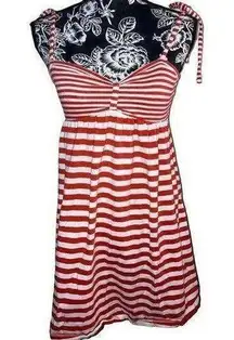 No Boundaries  Dress Stripes Summer Coastal Beach Casual Comfy Vacation Spring