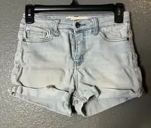 RSQ High-Rise Denim Shorties - Size S