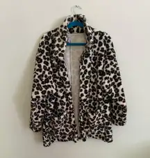 Fuzzy Cheetah Jacket