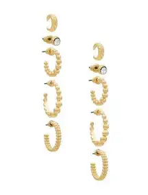 8 Other Reasons Bubble Earring Set in Gold New