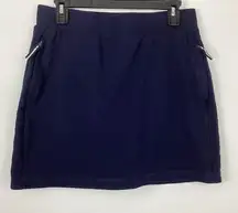 T By Talbots Athletic Skort Medium Navy Blue