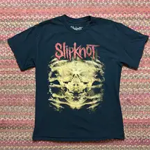 SLIPKNOT METAL BAND SKELETON GRAPHIC TEE