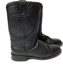 Dan Post black leather pull on boots size 8.5