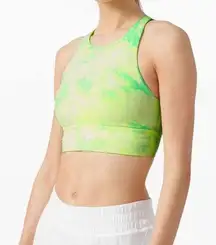 Lululemon Energy Bra High Neck Long Line Shibori Size 4