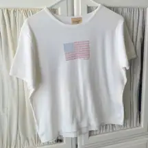 Vintage wrangler american flag tee shirt