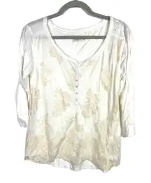 Abercrombie &‎ Fitch lace embroidered top