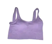 Purple Sport Bra Seamless