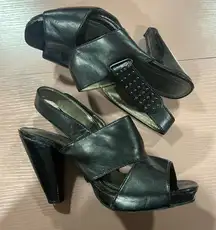 Kenneth Cole Studded Black Heels