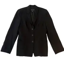 Giorgio Armani Black‎ Label Wool Blazer Classic Business Career Jacket 42/US 6