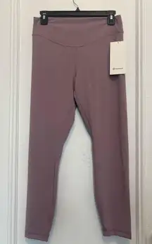NWT Lululemon Wunder Under SmoothCover High-Rise Tight 25" Size 10 Lavender Lux