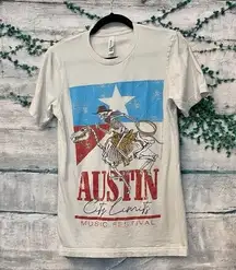 Bella Canvas ACL Festival 2023 Shirt Vintage Western Urban Cowboy Retro Americana Size Small