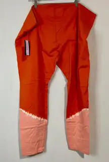 Wild Fable Women’s Casual Tie Dye Leggings Orange Size 4X NWT