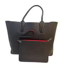 Christian Louboutin Cabata Large Tote - Calf leather and spikes