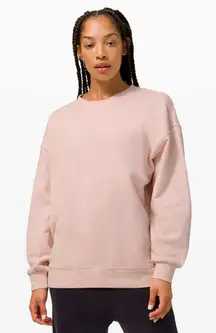 Lululemon Oversized Crewneck Sweatshirt Pink