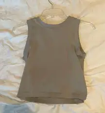 Dynamic Tank Top Cropped Blue Grey One Size