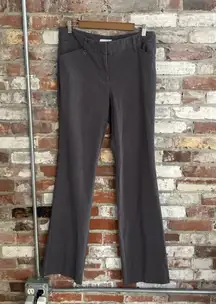 New York & Company Dark Gray Boot Cut Stretch Dress Pants Size 8