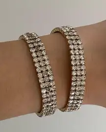 Rhinestone Bracelet Stack