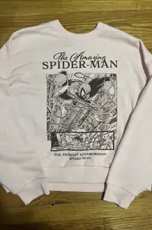 Pink & Brown Marvel Spider-Man Sweatshirt