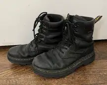 Iowa Waterproof poly casual boots black combat boot