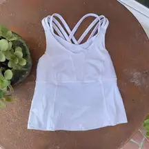 Lululemon cropped tank With built in bra