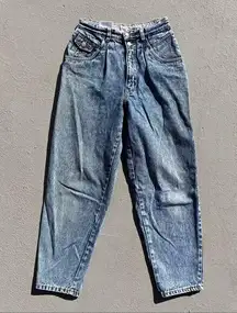 Bill Blass Vintage late 80s 90s  high rise pleated baggies mom jeans tapered