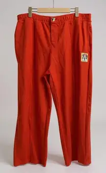 Disney Minnie Mouse Orange Ponte Slacks Pants Size XL‎