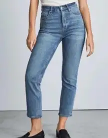 Everlane Cheeky Jean Crop High Rise Straight Jean Light Wash Size 29