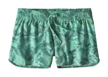 Patagonia Women's Stretch Planing Micro Shorts - 2"‎ Green Leaf Size Small