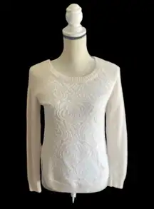 -CREAM COLOR SWEATER