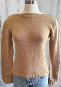 J.Crew 100% Cotton Ribbed Sweater - Size‎ XS - Beige Knit
Classic basic