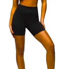 prAna black biker shorts small