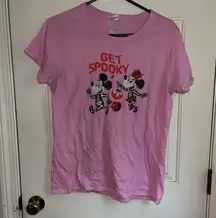 Disney Minnie Mouse Halloween Skeleton Costume Get Spooky T-Shirt