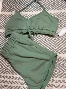 Green comfy set NWT!