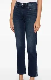 Rag & Bone Women’s Wren High Rise Slim Straight Cropped Blue Jeans Size 29