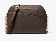 Michael Kors MK JET Set Travel Dome Medium Crossbody Bag