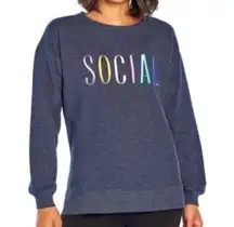 Wildfox social sweatshirt NWT size medium