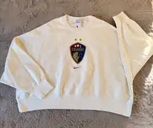 NWT Nike NTC Courage Phoenix Fleece Crew Sweatshirt Sail X-Large Oversized Fit