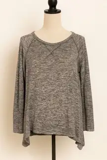 Mossimo Supply Co. Women’s Size S Heather Gray Oversized Pullover Long Sleeve To