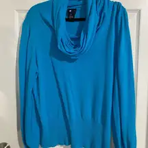 Torrid size 2 blue sweater rayon blend Calnick dry cleaned freshly