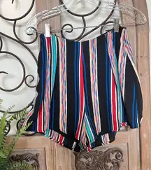 Lush Bright Striped Shorts 