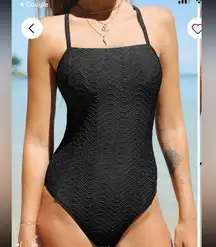 Cupshe Square Neck Tummy Control One Piece Swimsuit Size XL