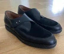 Common Projects Leather & Suede Creepers in Black