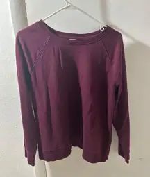 Purple Crewneck Sweatshirt