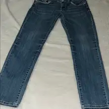 L.A. Idol‎ Blue Skinny Jeans with Embroidered Design