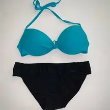 Bleu by Rue 21 bikini padded top & bottoms, Small