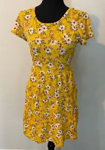 Floral Yellow Dress