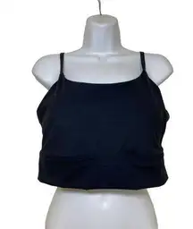 CRZ Yoga  Sports Bra Scoop Neck Black, SZ XL, NWT